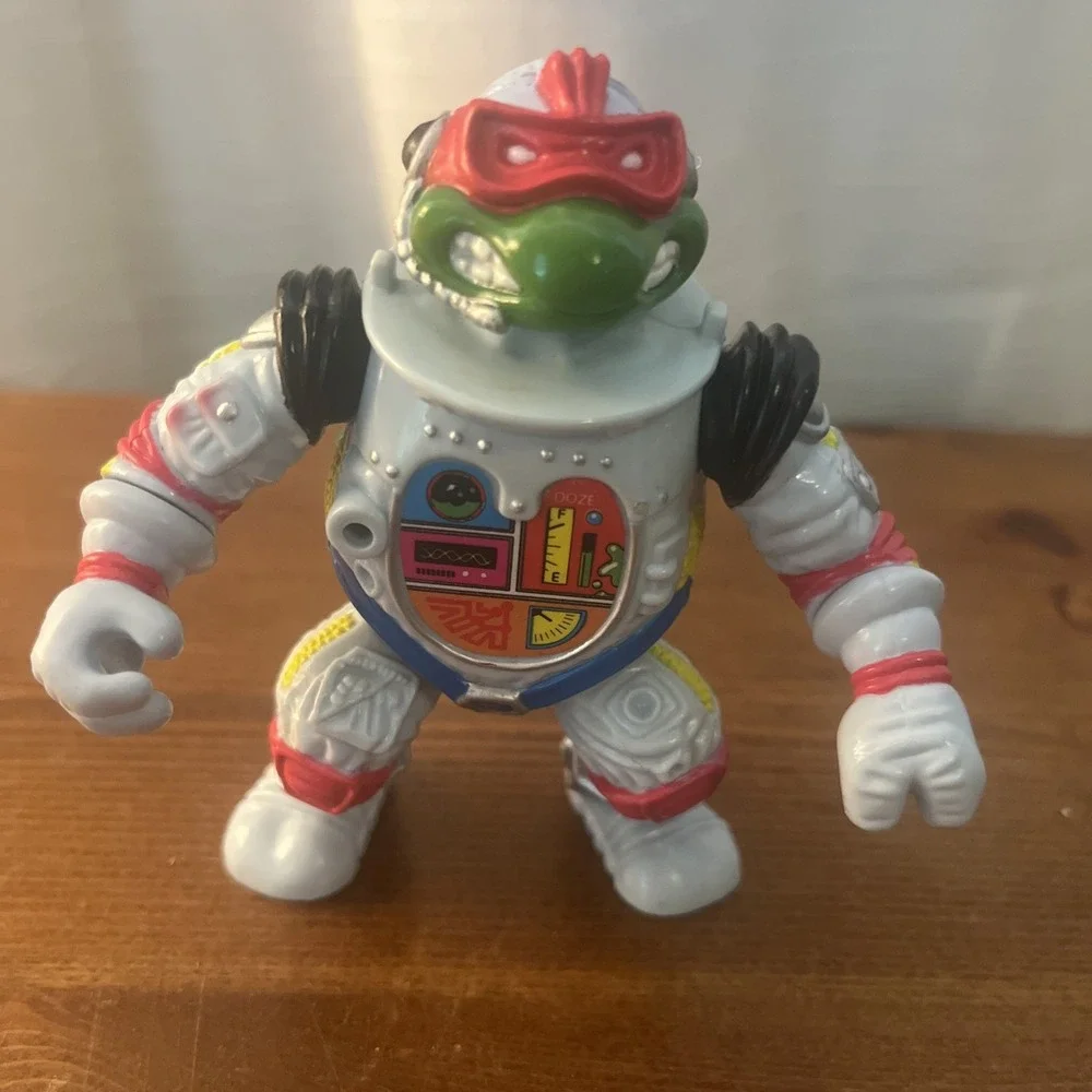 TMNT 1990 Teenage Mutant Ninja Turtles Space‎ Cadet Raph Astronaut Playmates VTG